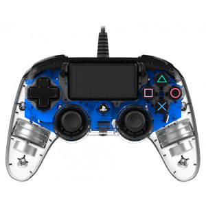 Геймпад Nacon Wired Illuminated Compact Controller для PS4 (Blue) [48619] краща модель в Рівному