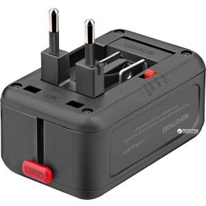 купити Зарядний пристрій Promate Uniplug-qc3 Black (uniplug-qc3.black)