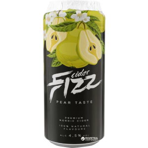 Упаковка сидру Fizz Pear 4.5% 0.5 л x 24 банки (4740098079323) надійний