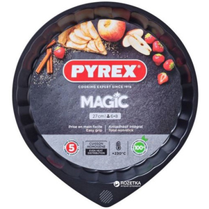 Форма кругла для випічки пирогівPyrex Magic27 см Кругла Чорна (MG27BN6) в Рівному