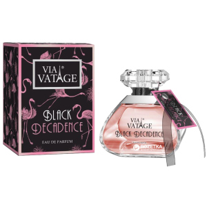 Туалетна вода для жінок Via Vatage Black Decadence 100 мл (5902734840776) краща модель в Рівному