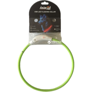 купити Нашийник AnimAll LED 35 см салатовий (60602) (2000981098537)