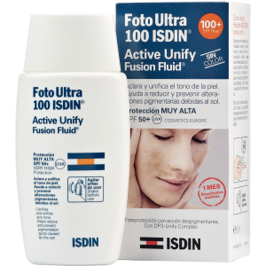 Флюїд Isdin Foto Ultra Active Unify/Fusion Fluid Sin Color SPF 50+ 50 мл (8470001710529) ТОП в Рівному