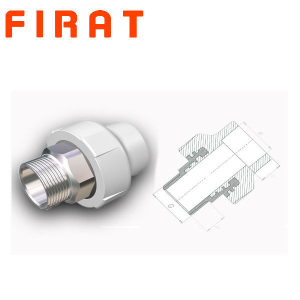 Муфта Firat PPR 50 наружня 1 1/2" лучшая модель в Ровно