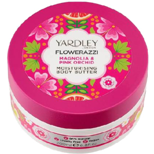 купити Масло для тела Yardley Flowerazzi Magnolia &amp; Pink Orchid Moisturising Body Butter 200 мл (5056179300644)