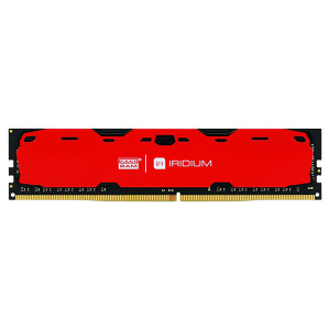 Оперативна пам'ять Goodram DDR4-2400 16384MB PC4-19200 Iridium Red (IR-R2400D464L17/16G) ТОП в Рівному