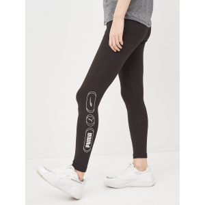 Спортивные леггинсы Puma Rebel High 7 8 Leggings 58583651 L Black-Untamed (4063697323773) лучшая модель в Ровно