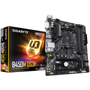 Материнська плата GIGABYTE B450M DS3H краща модель в Рівному