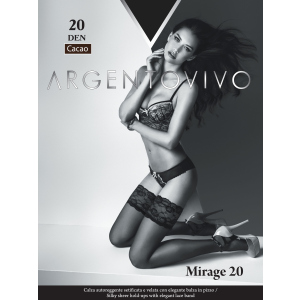 Панчохи Argentovivo Mirage 20 Den 3/4 р Caramello (8051403068434) краща модель в Рівному